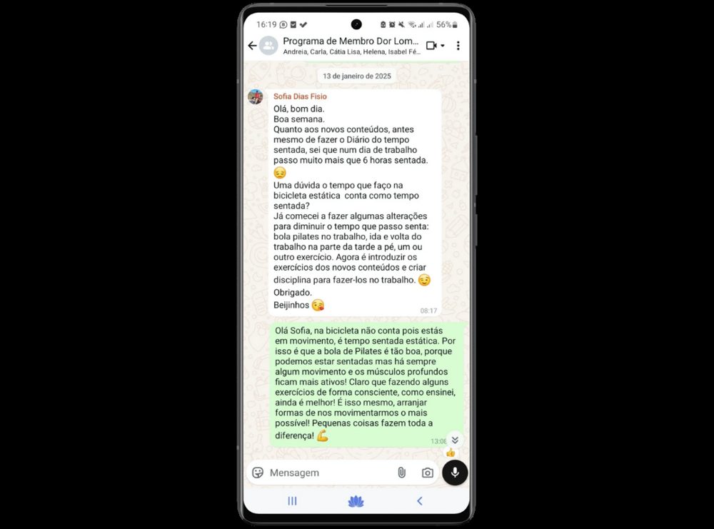Grupo exclusivo no WhatsApp